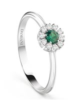 Anillo Damiani Mujer Margherita in Oro blanco Smeraldo 0.08 Ct 20087084 - 20087084